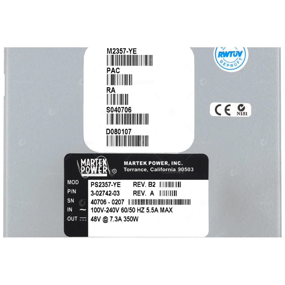 3-02742-03 IBM QUANTUM 350W POWER SUPPLY FOR I500 ML6000 TS3310